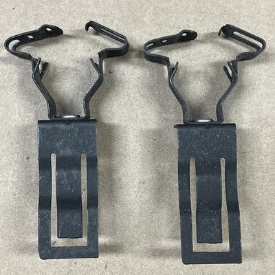 (QTY 2) ERICO nVent CADDY 812MATA 1/2'' OD Conduit T-Grid Clip, Steel Black