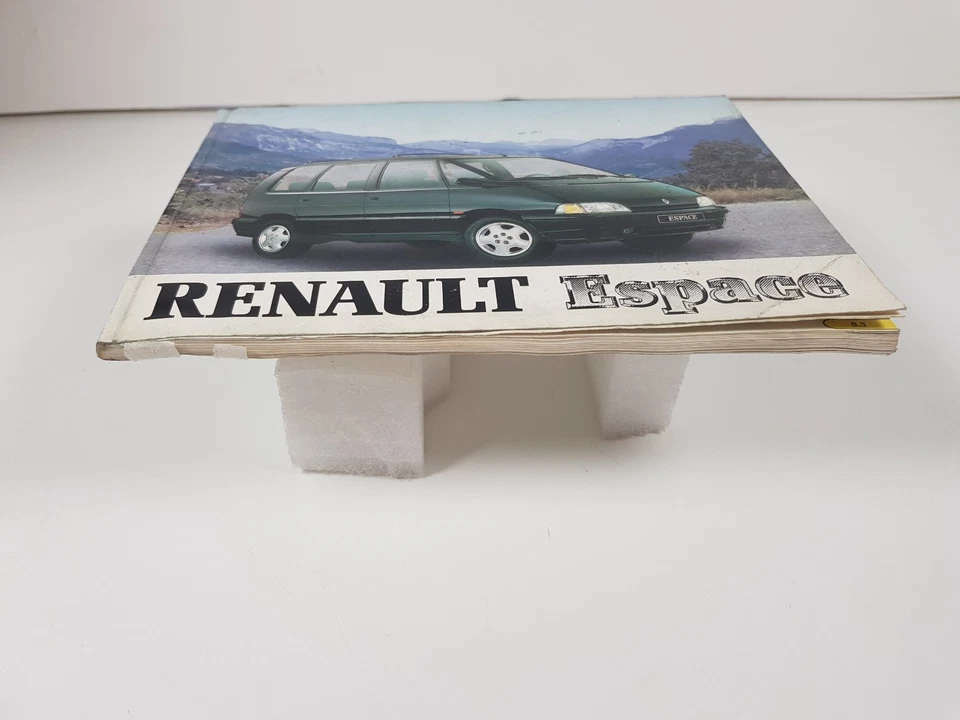 Manual De Uso Y Mantenimiento Renault ESPACE Original No Copia Edición 1995 - Imagen 2 de 4