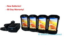 Lot of 4x Zebra TC77 Android 14 Google Play TC77HL-5MG24BG-A6 Battery Charger