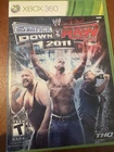 WWE SmackDown vs. Raw 2011 Xbox 360 by THQ with box and manual
