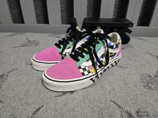 Vans X Disney Retro 90s Style Mickey & Minnie Old Skool Trainers Size 4