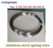 Stainless Steel Spring Wire, Full Hard Wire, Spring Steel Wire, Length 39.37 in