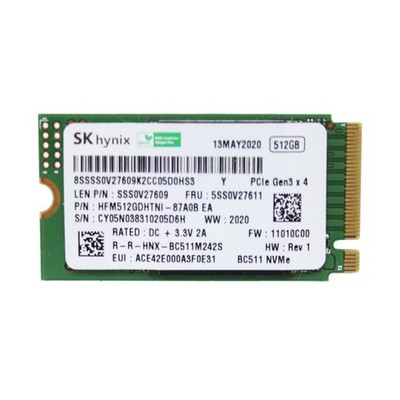 SK Hynix BC511 512 GB M.2 2242 SSS0V27609 HFM512GDHTNI-87A0B SSM   #336521