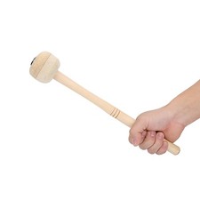 Durable Bass Drum Mallet Stick With Wool Felt Head For Percussion Band DQRG