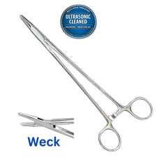 Weck 510-161 Bulldog Mayo-hegar Needle Holder Tc Serrated Str 8
