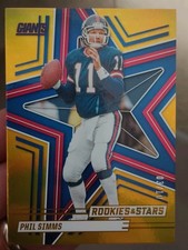2025 Panini Rookies & Stars Preferred Phil Simms Gold Foil # /10 New York Giants