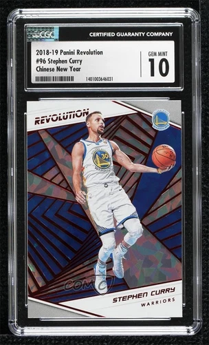 2018-19 Panini Revolution Chinese New Year Stephen Curry #96 CGC 10 Gem Mint