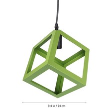  Quartetto Lampadario in ferro Vetrina geometrica Luce per bar Ristorante