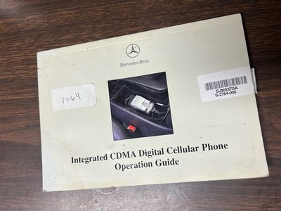 Mercedes-Benz Phone Manual Book W208 W210 CLK320 S500 S430 CLK430 E320 W220 S55
