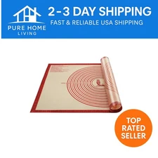 Food Grade Silicone Pastry Mat 36'' x 24'' - Non-Stick & Dishwasher Safe