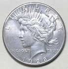 1928 PEACE DOLLAR BU++++ SCARCE DATE IN SERIES***BOLD STRIKE**RARE**NR #9804