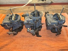 Tri Power Rochester 2gc Carburetors Set Of 3