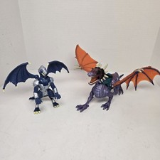 Chap Mei Lot of 2 - Blue Battle Dragon and Purple & Orange Dragon