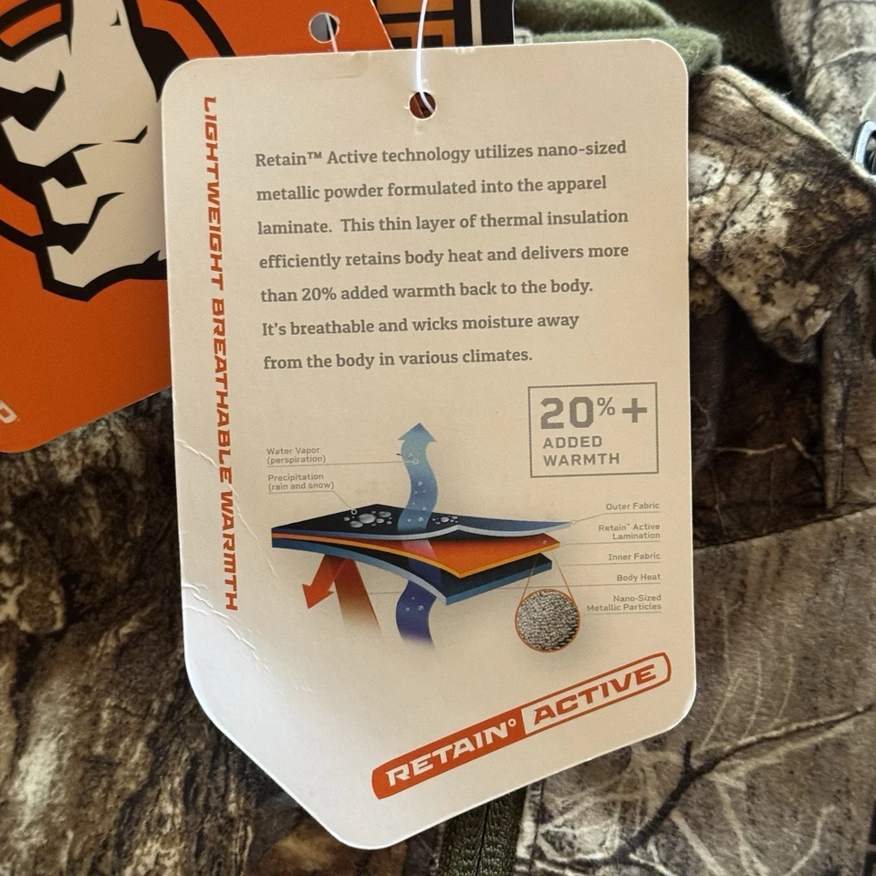 Realtree Edge Arctic Shield Heat Echo Raider Jacket 2XL New With Tags - Image 3 of 4