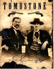 Kurt Russell Val Kilmer signed 11x14 Photo Pic autographed Tombstone Picture COA