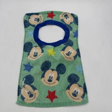 Mickey Mouse All Over Print Baby Bibs Towel Style for Drool Or Feeding Vintage