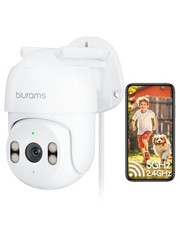 2K Outdoor Wired, 5GHz/2.4GHz Wi-Fi Cameras for Home Outside with 360  PTZ, C...