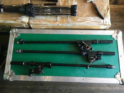 AKG/K&M Long 22  Telescoping Boom Arm  Black 4 Pack