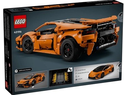 LEGO  Technic 42196 Lamborghini Huracán Tecnica Orange - Geschenkidee NEU OVP