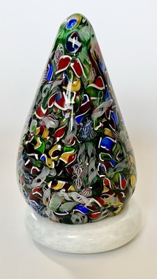 John Deacons, Christmas Tree Scramble Millefiori Briefbeschwerer 