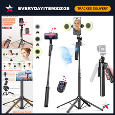 71 Auto Face Tracking Tripod with Light, 360 Rotating Phone Stand for TikTok V