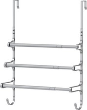 Over The Door Towel Rack, Over Door Towel Rack for Bathroom Door, Triple Towel S