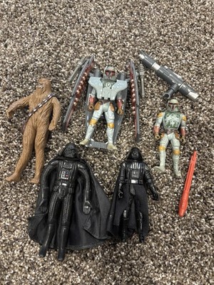 Star Wars 3.75 Hasbro Action Figures Lot 90s