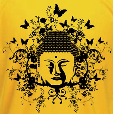 BUDDHA T-SHIRT - Buddhist Zen Yoga Meditation Buddhism - Choice of 9 Colours