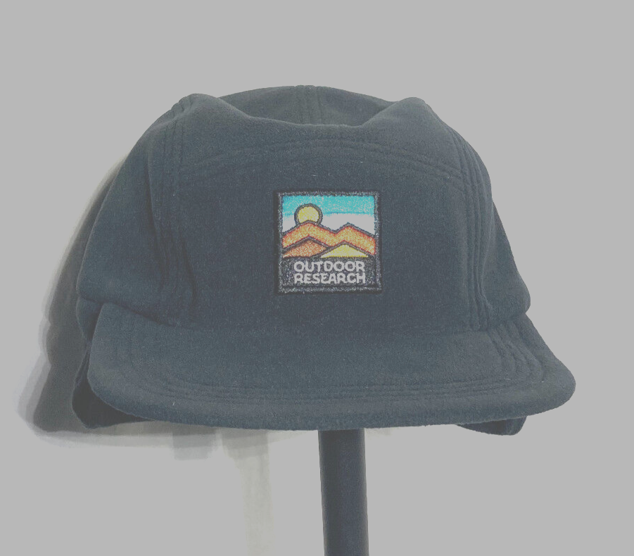 Outdoor Research Polyester Fleece Winter Earflap Cap Black L/XL