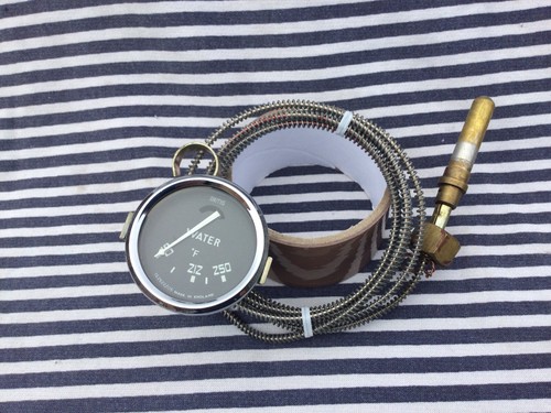 Smiths.capillary.temperature Gauge.Early Type..deg F..(NOS)..2” Diameter.. - Picture 2 of 9