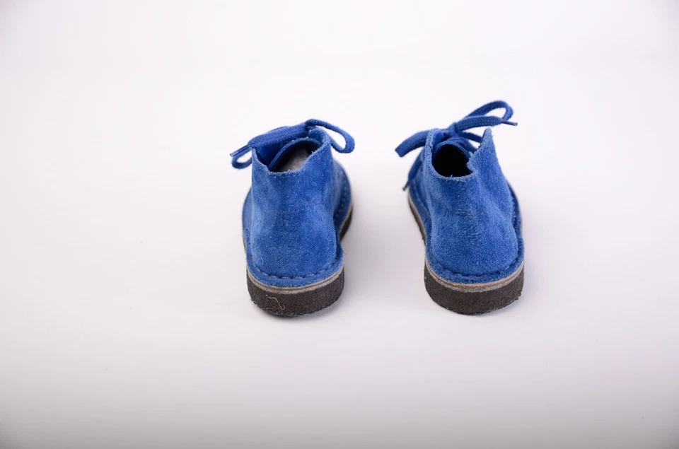 J. Crew мальчиков Kids Crewcuts туфли лодыжки/чукка ботинки синий замши кожаный размер K9  - Изображение 4 из 4