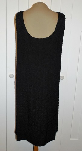 Vintage I. MAGNIN & CO. Elegant Black Crinkle Dress with Train - 10 - Jackie O - Picture 4 of 9