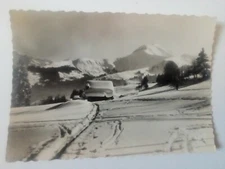 Cpsm St Gervais les Bains Les fields de snow du plateau des Bettex et le mont J