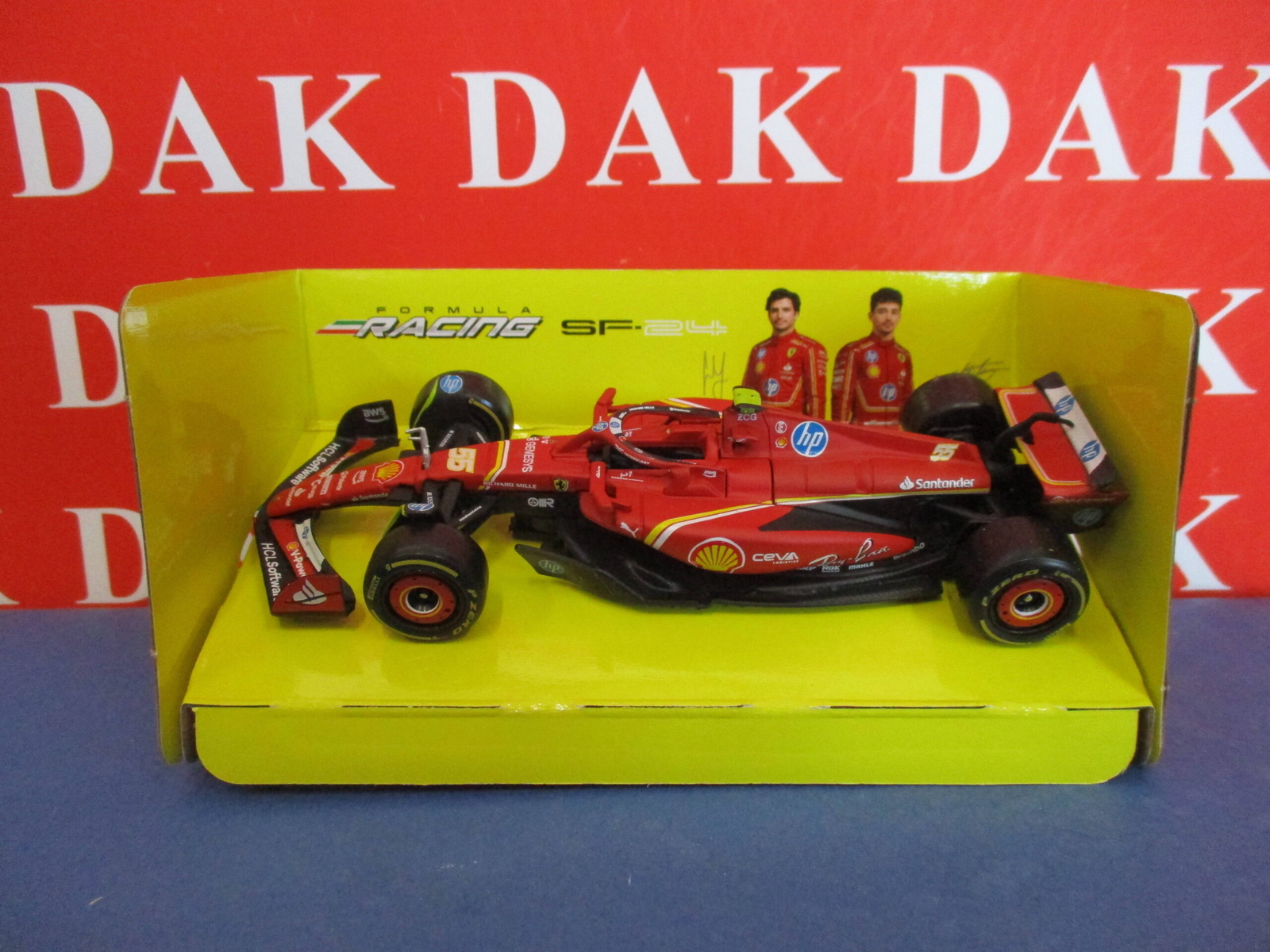 Die cast 1/43 Modellino Auto F1 Ferrari SF-24 2024 C. Sainz NP