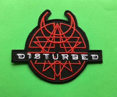 D/ROCK BAND IRON OR SEW ON QUALITY EMBROIDERED QUALITY PATCH/DISTURBED
