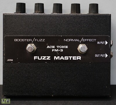 Ace Tone FM-3 Fuzz Master Early 70's Black Electric Guitar Ace Tone FM-3 Fuzz Master Early 70's Black Electric Guitar