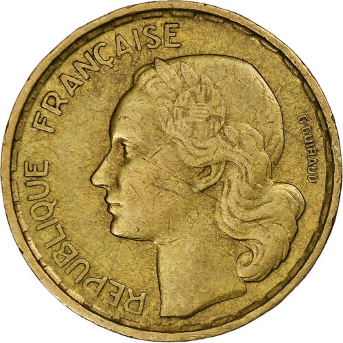 [#1272383] Francia, 10 Francs, Guiraud, 1952, Beaumont - Le Roger, Cuproaluminio - Photo 1/2