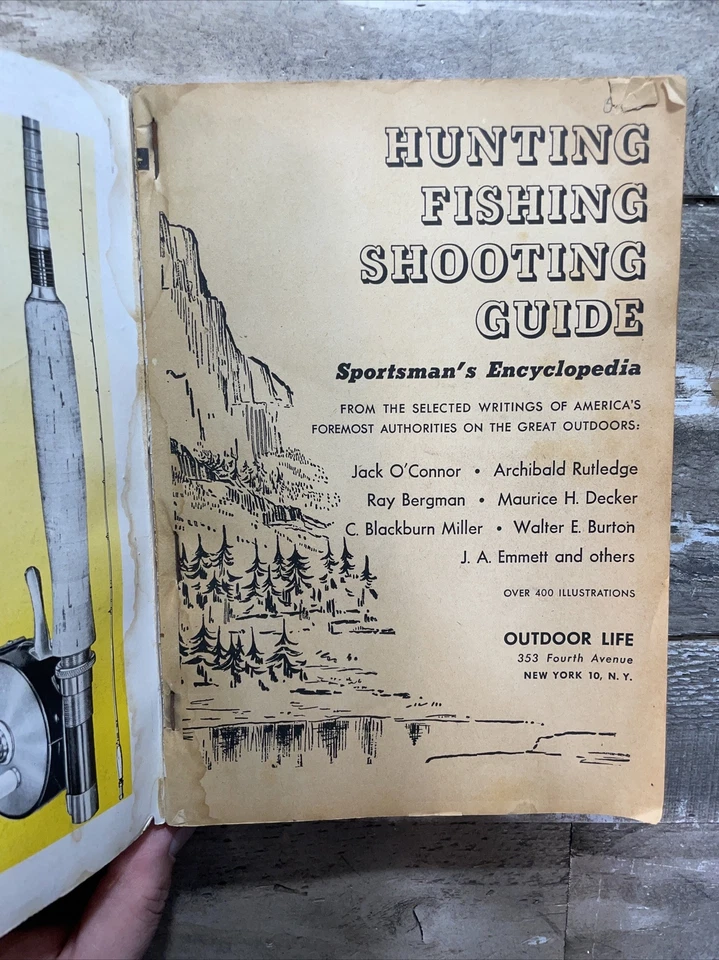 1951 Antique Outdoors/Sports Reference "Hunting Fishing Shooting Guide/Encylo." - Image 4 of 4