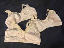 American Breast Care ABC Mastectomy Bra Size 44C Wireless Style 101 Lot Of 3