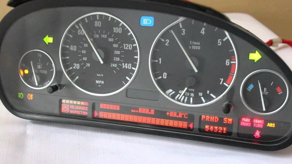 Ремонт приборной панели BMW 5-Series E39 525i 528i 530i 540i M5 1995-2004 - Изображение 2 из 4