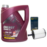 MotoröL Set 5W-30 5 Liter + ÖLfilter SH 4771 L FüR Audi A3 Dodge Seat Skoda VW