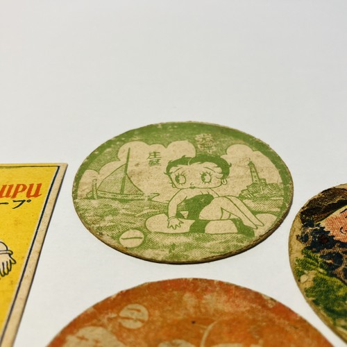 “Set of 4” 1930s Betty Boop / Vintage Japanese Menko Card / Disney pre-war - 第 4/10 張圖片