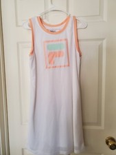 Fila USA Women's Jersey Mesh Mini Dress Size M Medium