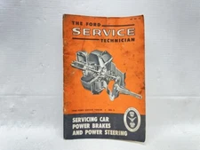 1960 Ford Service Technician Book "Servicing Car Power Brakes & Power Steering"