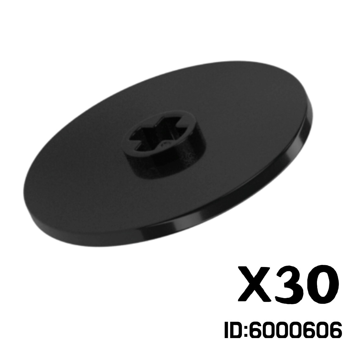 LEGO X30 TECHNIC DISK Ø24 3X3 BLACK COLOR 4218868 2723 | eBay