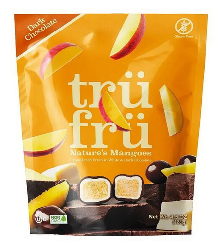 Tru Fru NATURE'S MANGO hypergetrocknet frisch in weißer & dunkler Schokolade *BB 7/2026*