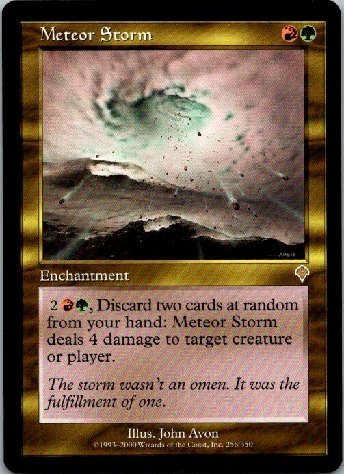 Meteor Storm Invasion MTG LP