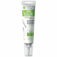 GE GE361A Silicone Household Sealant/Glue, Clear, 2.8 oz Tube