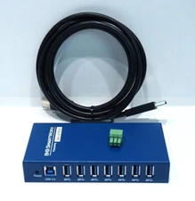 ADVANTECH B+B SmartWorx BB-USH207 INDUSTRIAL 7-PORT DIN-RAIL USB 3.0 HUB