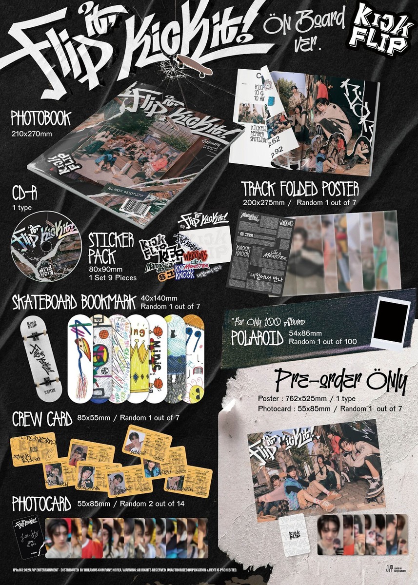 K-POP・アジア KickFlip 1st Mini Album Flip it, Kick it KICKFLIP 1ST MINI ALBUM FLIP IT, KICK IT! PLATFORM NEMO